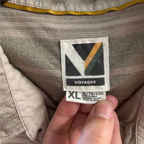 VOYAGER MEN'S STRETCH WOVEN SHORT SLEEVE SHIRT SIZE XL - Picture 6 of 7